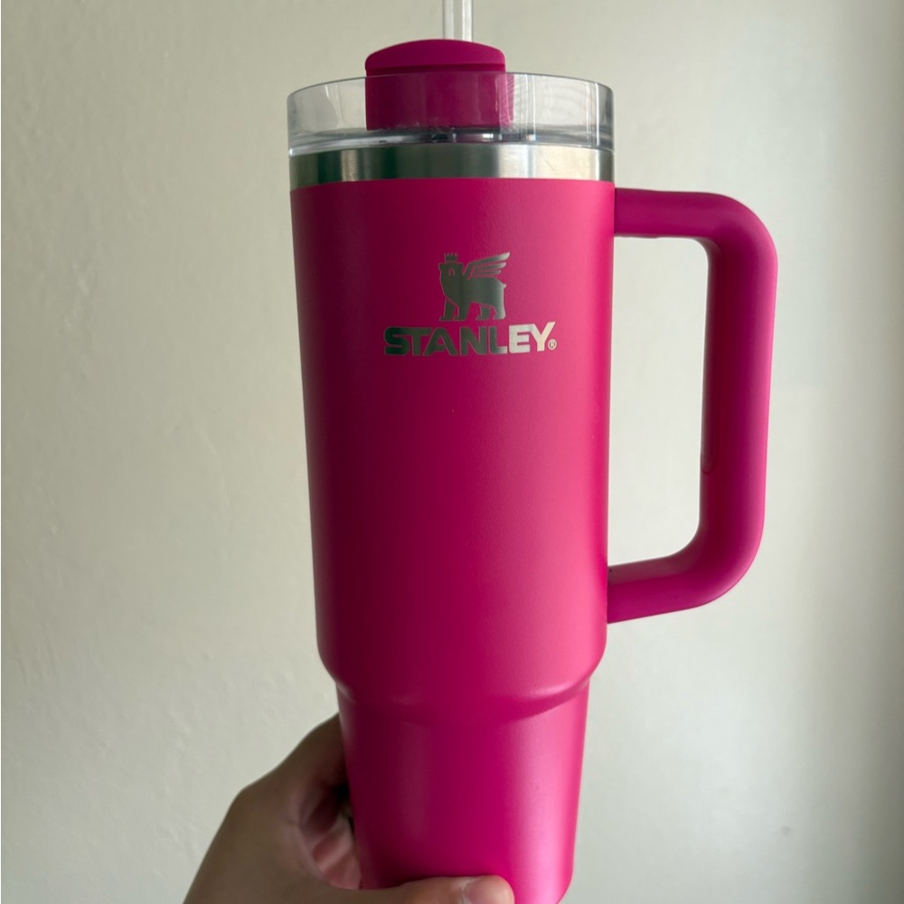 Stanley Pink Tumbler with Handle 30oz